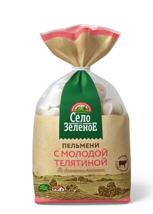 Пельмени с молодой Телятиной 800г Село Зеленое