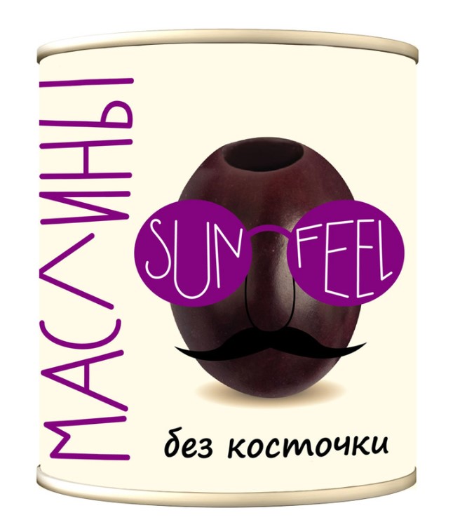 Маслины целые 3кг б/к ж/б Sun Feel Испания