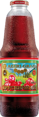 Нектар Брусничный 1л ТМ Азери-Гранд