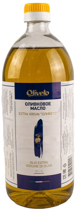Масло оливковое Extra Virgin Oliveto 1л пл/б