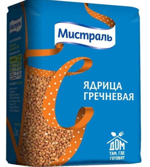 Гречка Мистраль 2кг Ядрица