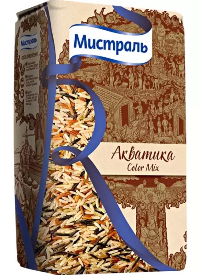 Рис Мистраль 500г Акватика Color Mix