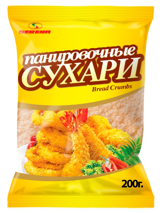 Сухари панировочные СЕРЕНА  Ю.Корея 0,2кг