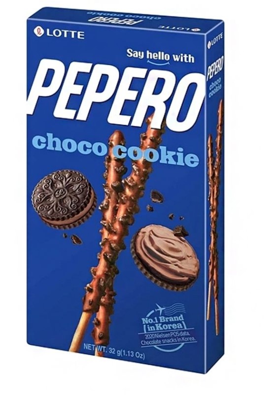 Соломка в шоколадной глазури Papero Choco Cookie 32г