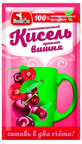 Кисель с ароматом вишни  моментального приготовления 30г