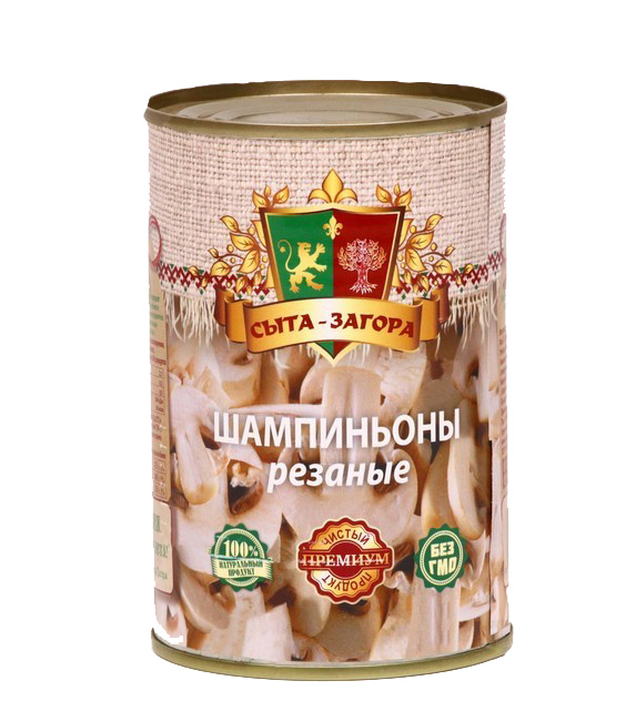 Шампиньоны резаные Сыта-Загора 425мл