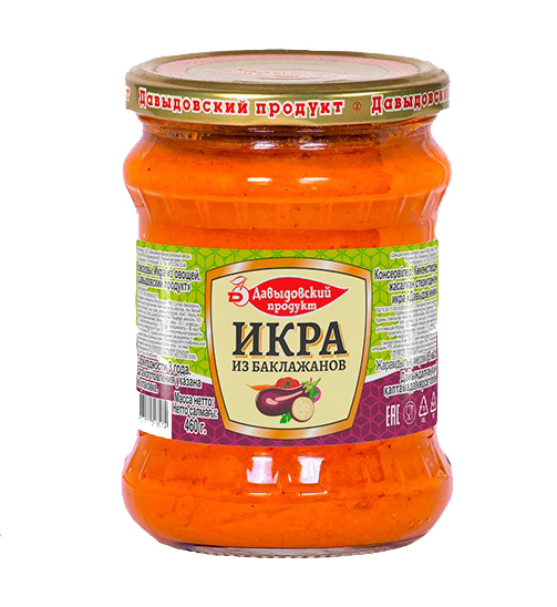 Икра из баклажанов 460гр ст.б