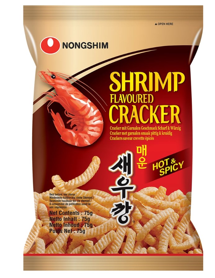 Чипсы Креветка ОСТРАЯ Нонг Шим 75г
