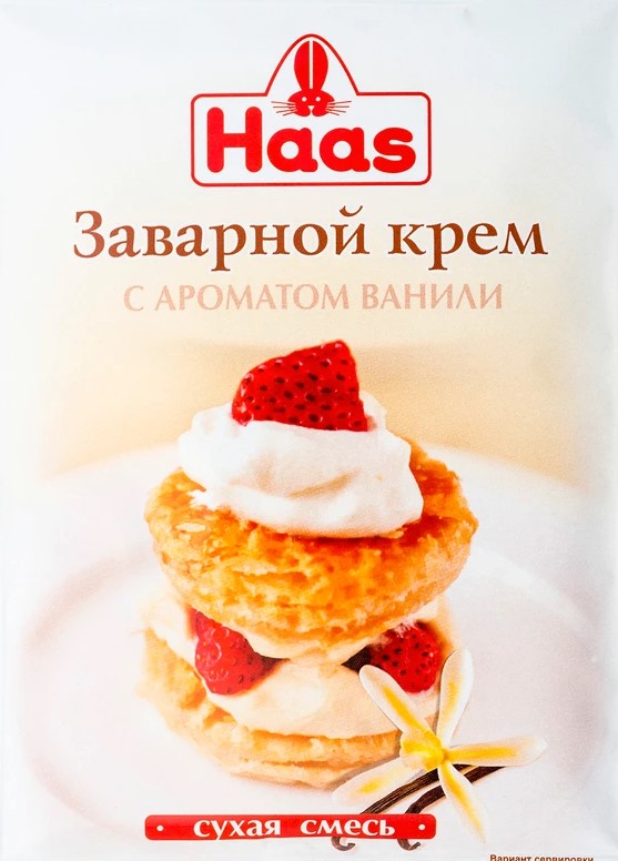 Крем заварной ХААС 100г Ванильный