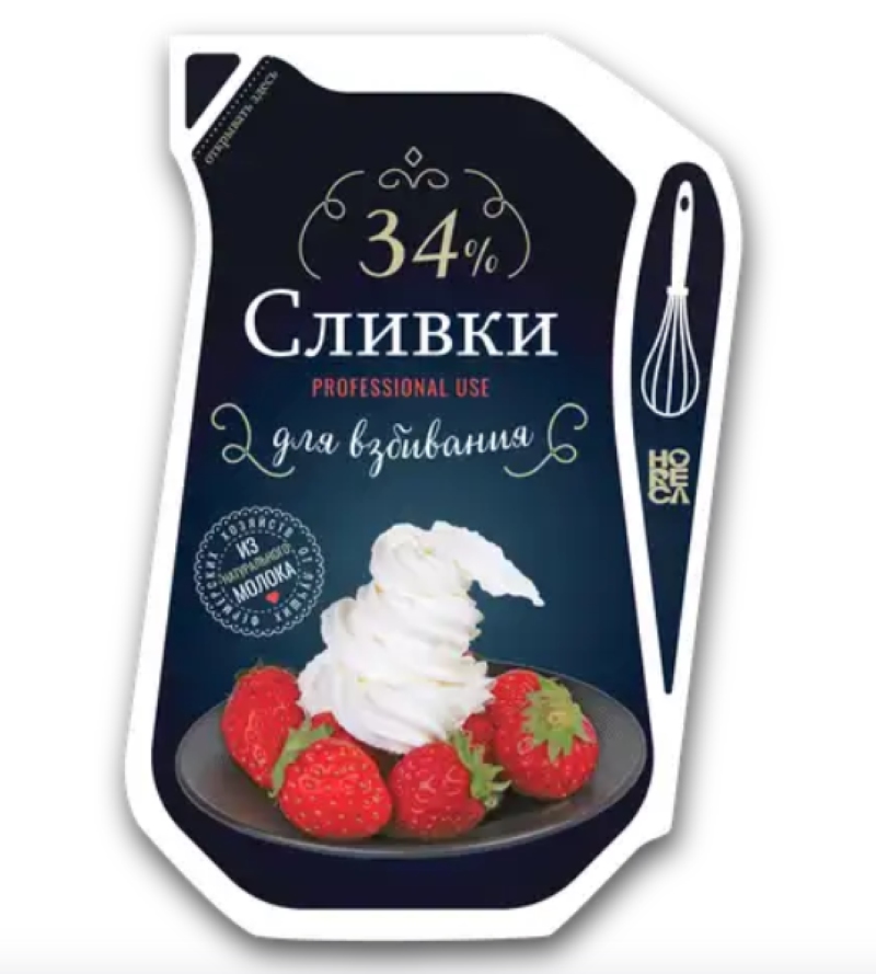 Сливки Добрая Буренка 34% Кувшин 1 кг ультрапаст.