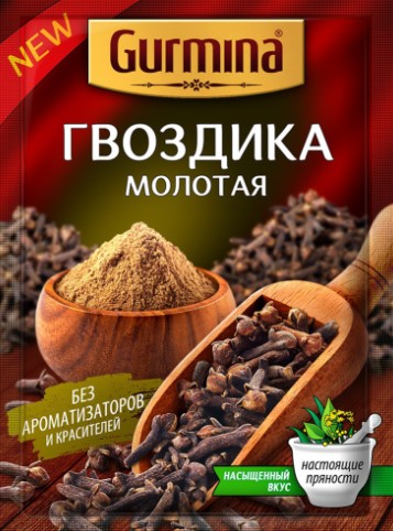 Гвоздика молотая 20г  GURMINA