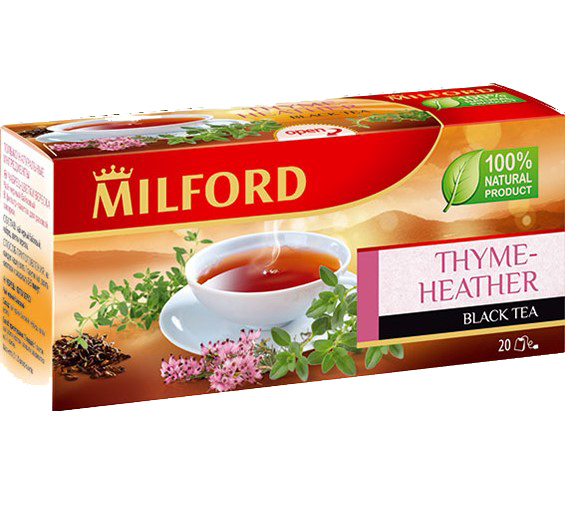 Чай чабрец-цветки вереска 20 пак МИЛФОРД