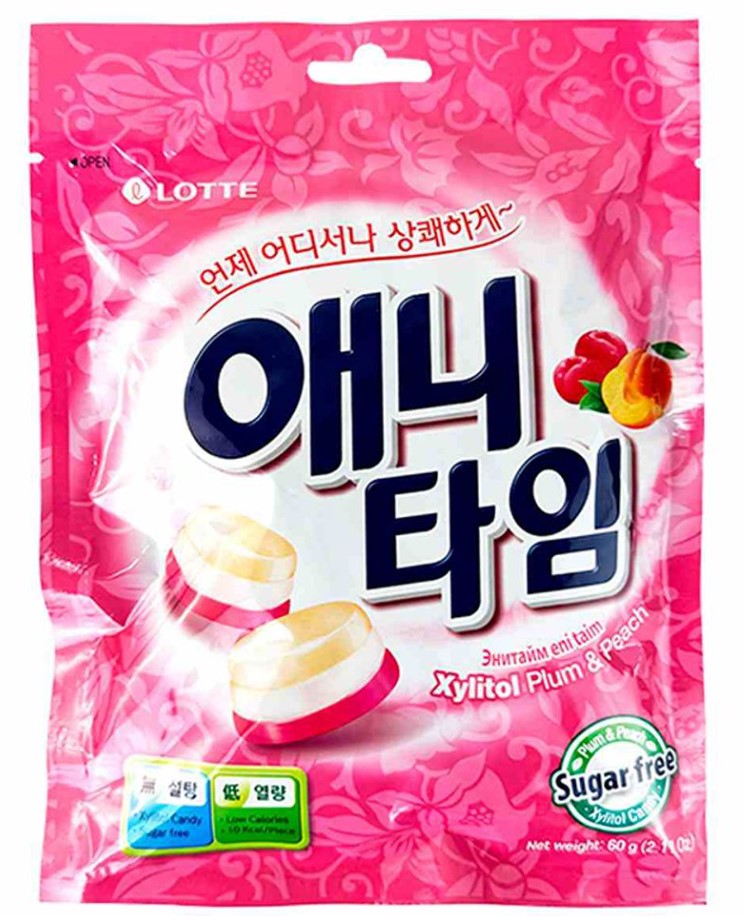 Карамель леденцовая Anytime Plum & Peach 60г