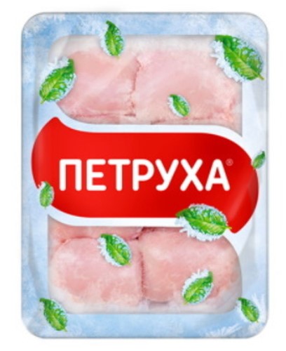 Мякоть бедра цыпленка  на подложке Петруха