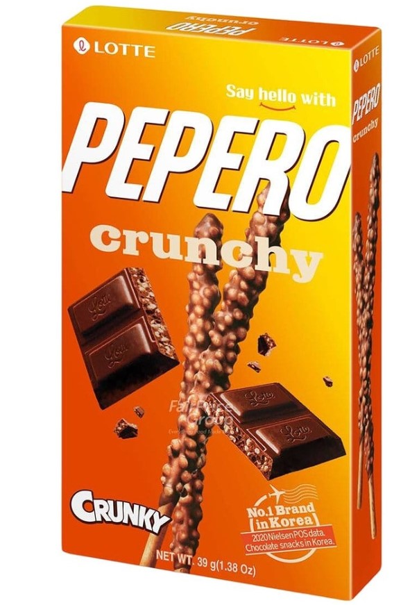 Соломка в шоколадной глазури Papero Crunky 39г