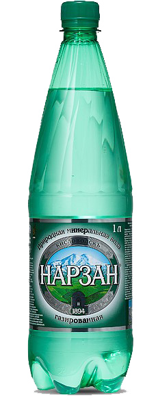 Вода минеральная Нарзан 1л газированая пэт