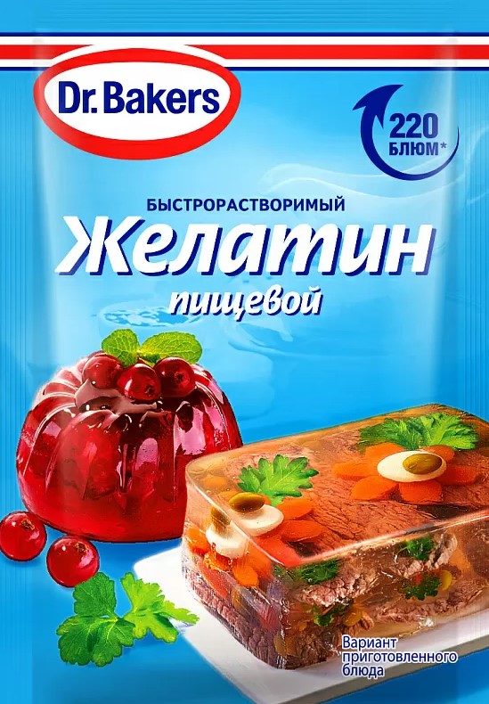 Желатин пищевой 10г