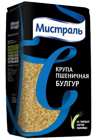 Крупа Мистраль 500г Булгур пшеничная