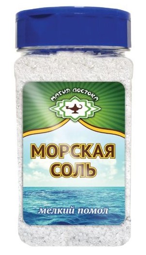 Соль Морская мелкий помол 410г Магия Восток