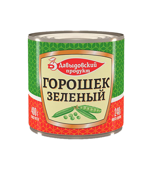 Горошек зеленый 400гр  ж.б ДВ