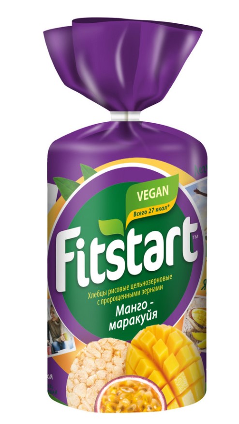 Хлебцы FITSTART 100г Манго-маракуйя