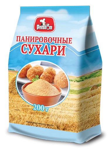 Сухари панировочные 200г Pr.Preston