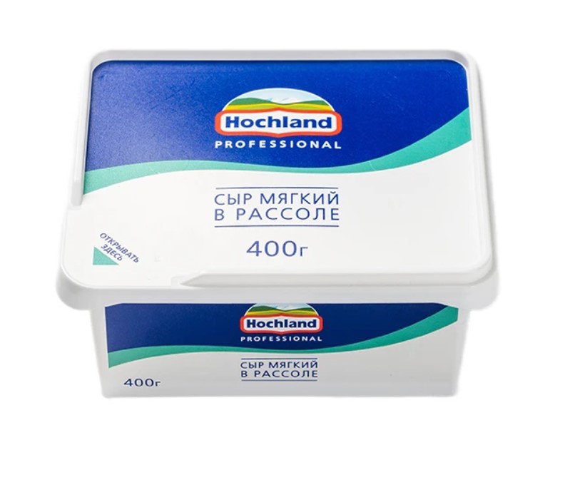 Сыр мягкий в рассоле 400г Hochland