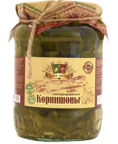 Корнишоны консервированные Сыта-Загора 720мл