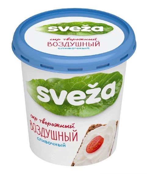 Сыр творожный Воздушный сливочный 60% ст/пл 150г Свежа
