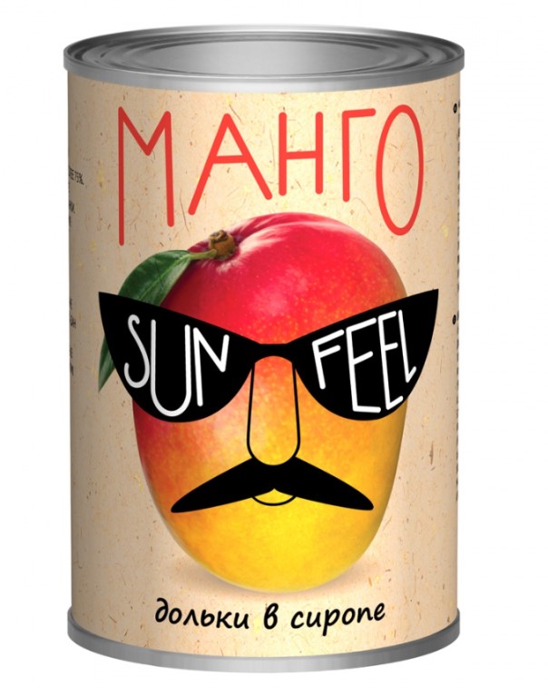Манго дольки в сиропе 425мл Sunfeel