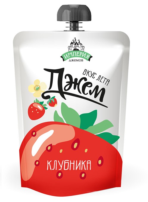 Джем 300г Клубничный дой-пак Россия