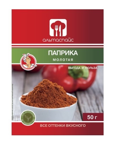 Паприка молотая 50г Альта Спайс