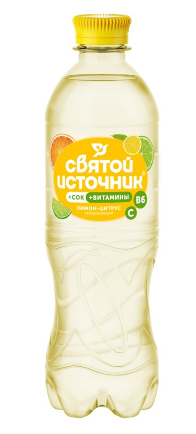 Вода Святой источник 0,5л Лимон-Цитрус газ.
