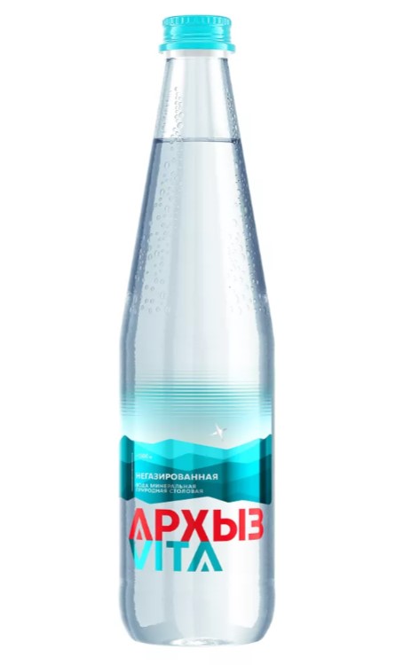 Архыз Vita вода минеральная столовая питьева 0,5л негаз