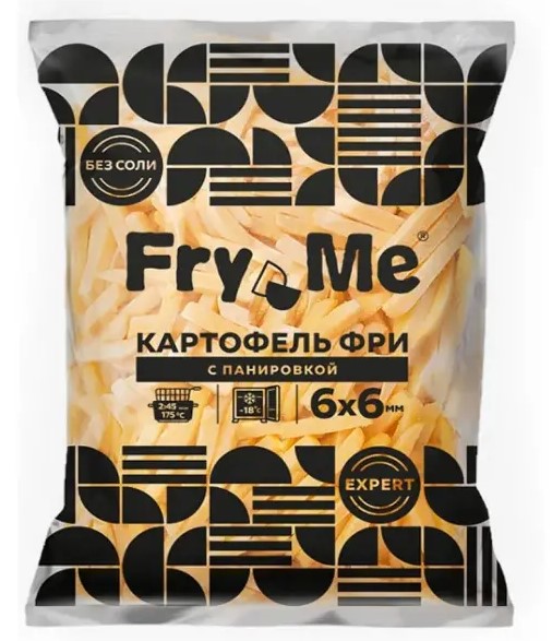 Картофель фри LW 6*6 с панировкой 2,5кг