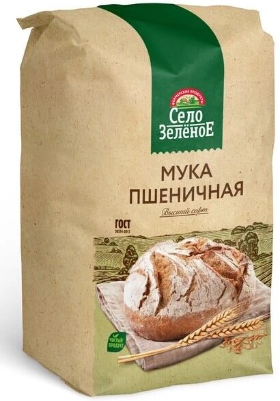 Мука Село Зеленое 2 кг
