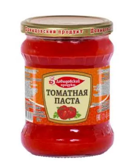 Томатная паста 520гр ГОСТ Давыдовский продукт