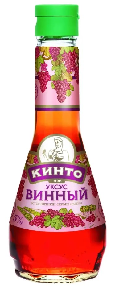 Уксус винный из красного вина Кинто 250мл