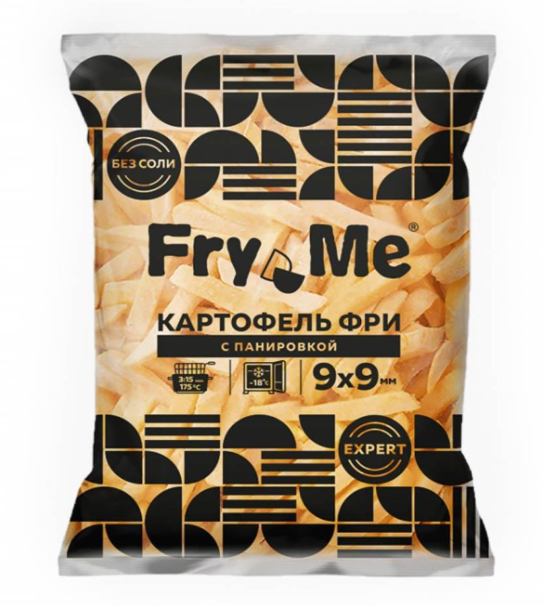 Картофель фри LW 9*9 с панировкой 2,5кг