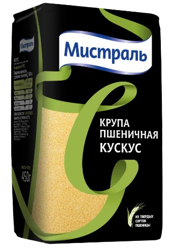 Крупа Мистраль 450г Кус-кус пшеничная