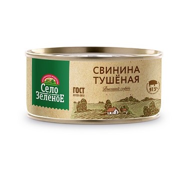 Свинина Тушеная 97,5% мяса в с/с 325г