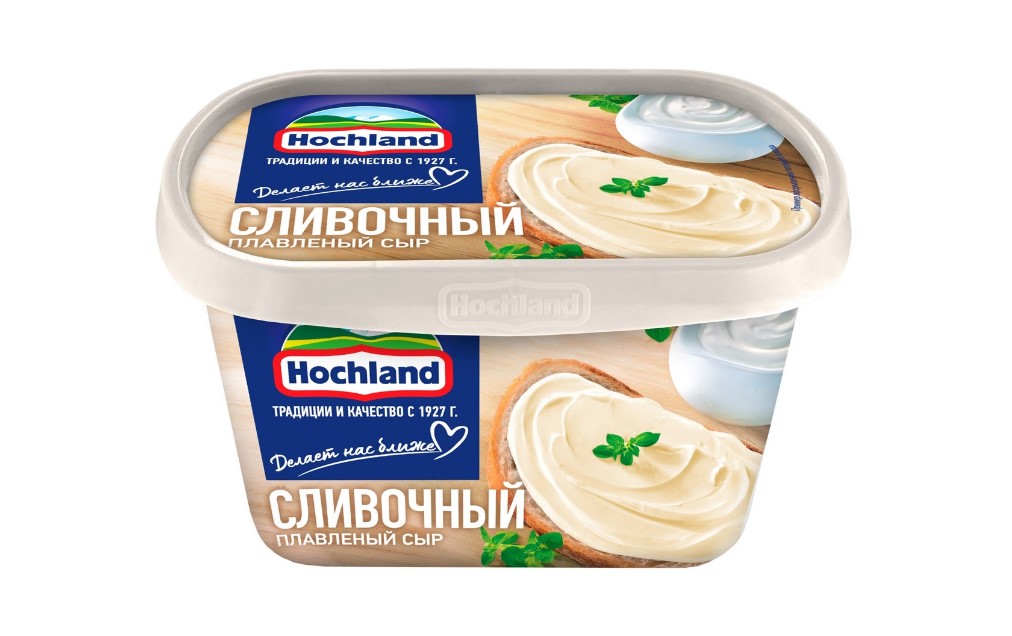 Сыр Hochland 400г Сливочный плавленый Россия