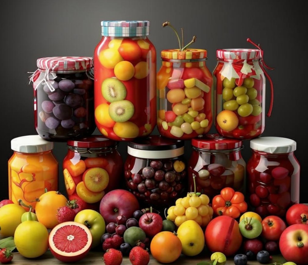 Фрукты, варенье, джем