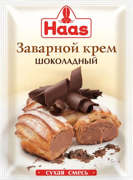 Крем заварной ХААС 100г Шоколадный