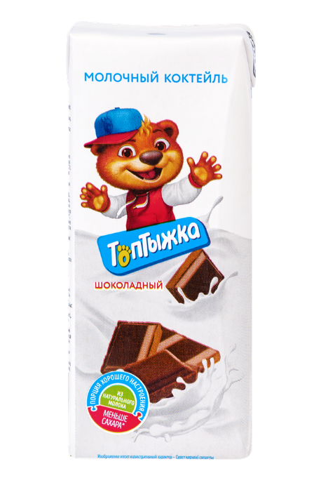 Коктейль молочный Топтыжка 200мл Шоколадный ультрапаст. 3,2%