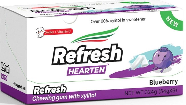 жевательная рез. РЕФРЕШ со вкусом Черники 54г