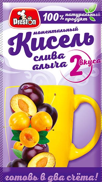 Кисель с ароматом сливы и алычи моментального приготовления 30г