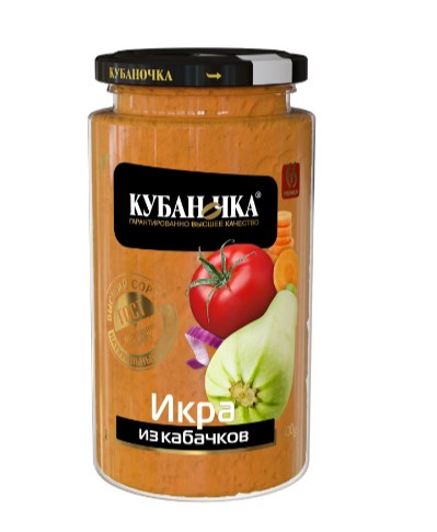 Икра из кабачков 500г Кубаночка