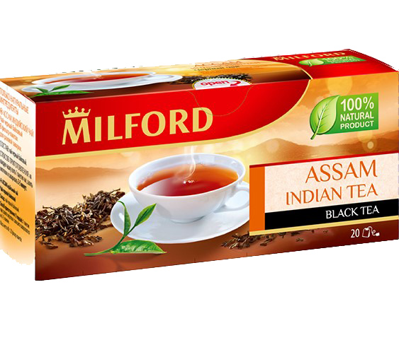 Чай АССАМ черн. байховый 20 пак. МИЛФОРД
