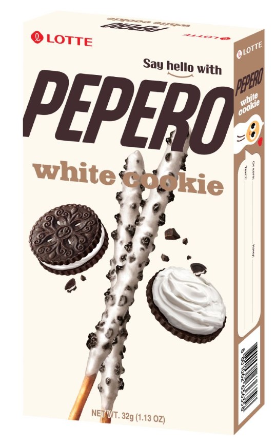 Соломка в шоколадной глазури Papero White Cookie 32г